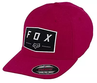 Fox Racing Men's Badge Flexfit Hat Color Chili • $32.95