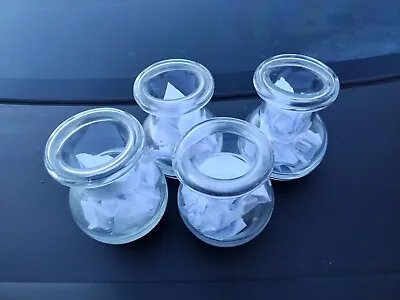 4 Vintage Glass Fire Cupping Cups Jars Set Health Medical Massage • $24.99