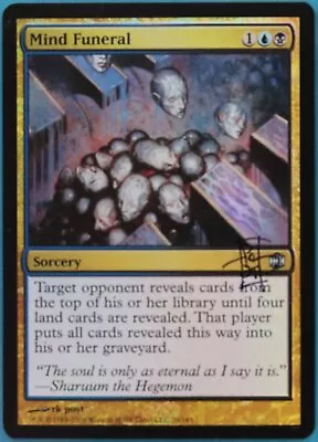 Mind Funeral FOIL Alara Reborn NM Uncommon SIGNED CARD (419202) ABUGames • $9.95