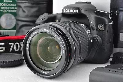 [Top Mint Sc:267(0%)] Canon EOS 70D 20.2MP Digital 18-135mm Kit From Japan #1695 • $1001