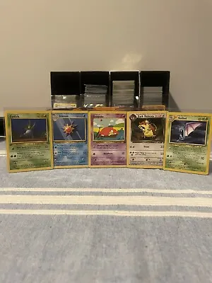 Lot Of 5 Vintage Wotc Pokémon TCG 1st Edition Jungle Base Set 2 Team Rocket Neo • $3