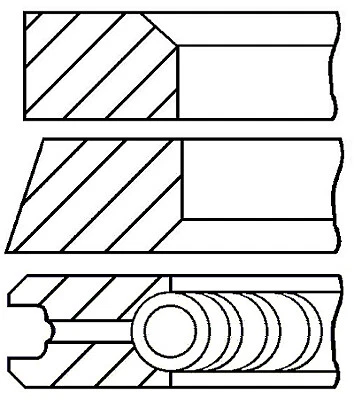 $36.09 • Buy Piston Ring Kit For DACIA NISSAN RENAULT SAMSUNG:SM3,SM6,CUBE,JUKE,NOTE
