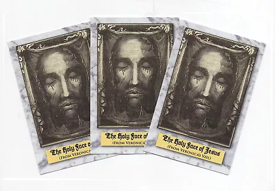 25 Prayer Cards Of The Holy Face Of Jesus (Veronica’s Veil) -- AT COST!! • $2.94