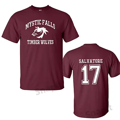 The Vampire Diaries Inspired Mystic Falls Timber Wolves Salvatore 17 Back Print • £6.99