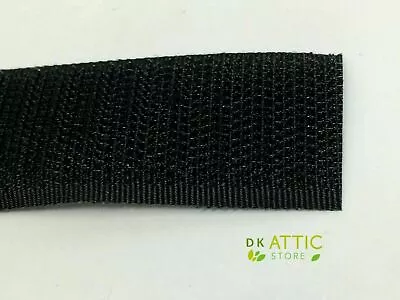 1000 Yards Hook And Loop - Sew In - 1  Hook Fastening Tape Only - Color Black • $125