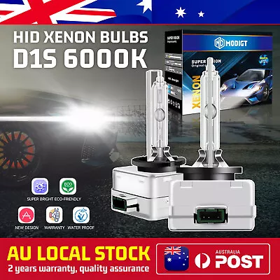 D1S 35W Car Headlight Xenon Standard Vision HID Bulb Lamp 6000K AU • $40.99