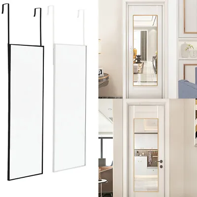 78/118 Cm Long Mirror Full Length Over Door Hanging Mirror Wall Bedroom Dressing • £20.95