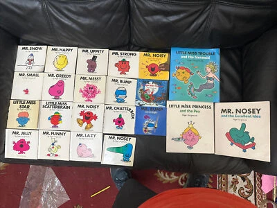 £5 • Buy Mister Men & Little Miss Books Collection Of 22 Books