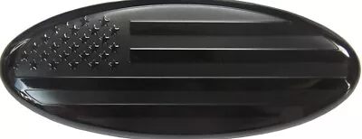 ✅SALE 9 Inch Front Grille/Tailgate Black American Flag Emblem For Ford • $14.99