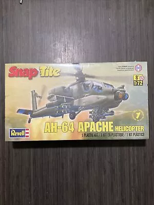 Revell Snap Tite Model Kit AH-64 Apache Helicopter 1:72 - SEALED BOX • $12