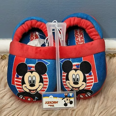 Disney Mickey Mouse Slippers- Baby Toddler Size 5/6 • £18.20