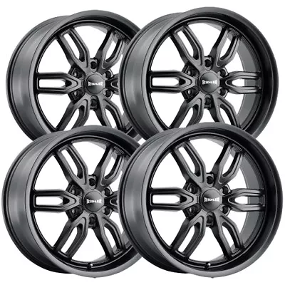 (Set Of 4) Ridler 609 20x9 6x135 +30mm Matte Black Wheels Rims 20  Inch • $1179.96