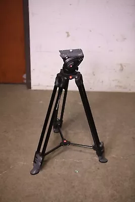 Manfrotto MVT502AM Tripod Legs With MVH500A Fluid Head. Missing Arm • $165.99