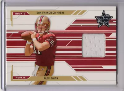 $2 • Buy 2005 Donruss Leaf Rookies & Stars Football Alex Smith Rookie Relic /750 49ers