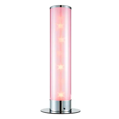 Litecraft Glow Galaxy Table Lamp Colour Changing LED Base - Chrome Clearance     • £21.99