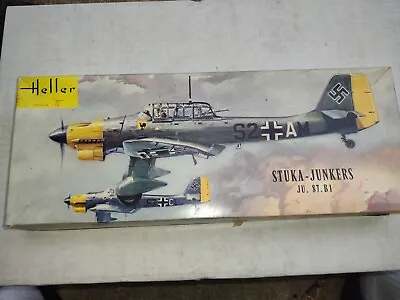 1972 Heller Stuka Junkers Ju 87. B1 L388 Dive Bomber German Airplane Model 1/72 • $45