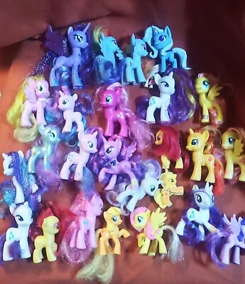 Hasbro My Little Pony G4 MLP FIM 3  Brushable Figure Toy Doll Lot Of 26 • $10