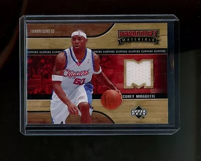 2006-07 Upper Deck UD Hardcourt Materials Jersey/Patch Corey Maggette #HM-CM • $0.99