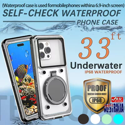 Waterproof Universal Case Full Body Cover Stand For IPhone Samsung OPPO Google • $24.39