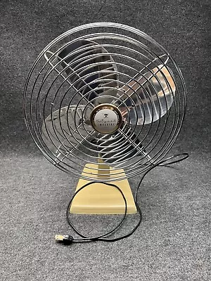 Wizard Imperial 12  Oscillating Fan Western Auto Supply Vintage Metal Fan Vtg • $88.79