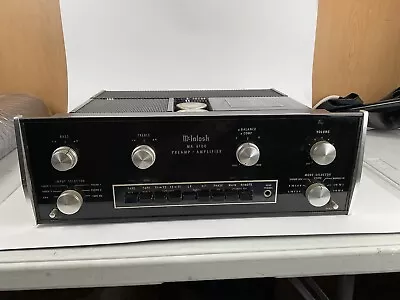 Mcintosh Amplifier 6100 Stereophonic Preamp Amplifier Vintage Original Own Works • $1999.99