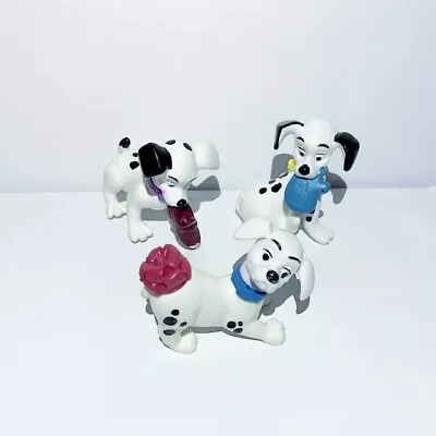 101 Dalmatians Toy Bundle McDonalds Toys X3 Figures Movie Puppy Dog Shoe Glove • £8.99