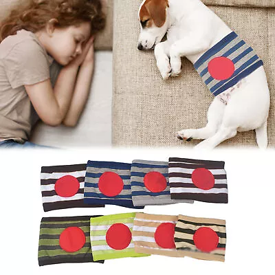 New 5 Sizes Cotton Dog Diapers Wrap Male Dog Belly Band Diapers For Pee Training • $7.36