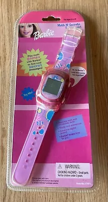 New Sealed Y2K 2001 Barbie Math N' Secrets Tech Bracelet Games Watch • $16.14
