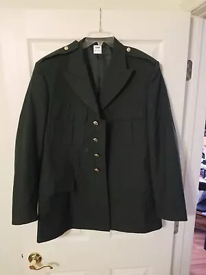 Vintage US Army Bremen Bowdon Dress Coat Military Green Jacket Size  • $18.71