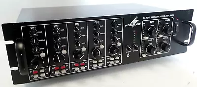 MONACOR PA-4040 4 Zone PA Mixing Amplifier Mono • £124.99