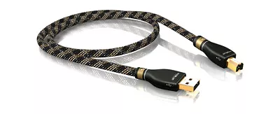 Viablue KR-2 Silver Usb-Cable 2.0 A/B 59 1/8in Ofc 21010 Silver 3x Shield • $69.97