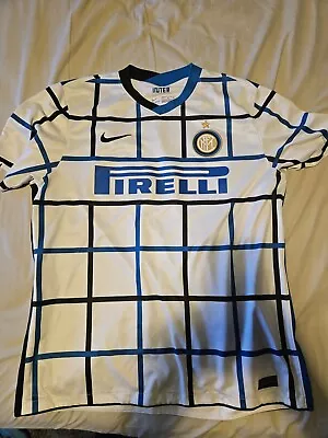 Inter Milan 2020/21 Away Football Shirt Mens Nike XL • £10