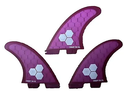 Cardiff Fin Co M9 X Large Tri Fin Set Large HC Pink Fits FCS2 • $45
