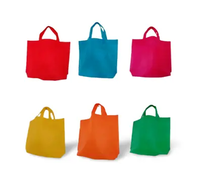 £8.13 • Buy 24  Non-Woven Bags Tote Gift Bags Rainbow Party Bags 12.75  X 10  6 COLOURS