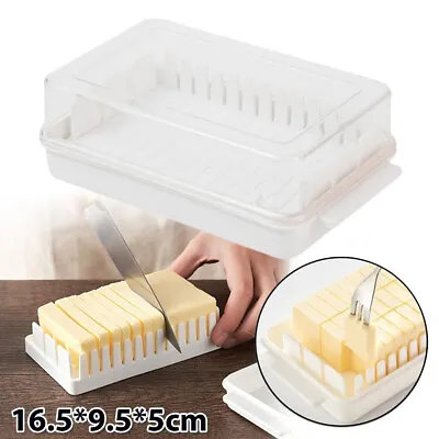 Plastic Box Storage Case Food Butter Cheese Serving Storage Dish Container • $13.01