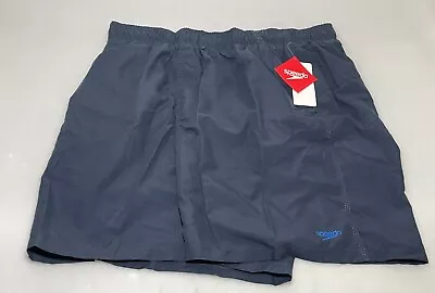 Speedo Men's BLUE Board Swim Trunks Bathing Suit Sizes: S XXL (2XL) • $15.95