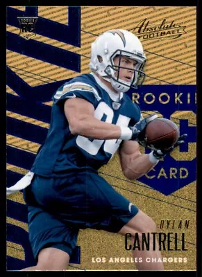 2018 Panini Absolute Spectrum Gold Dylan Cantrell Los Angeles Chargers #117 • $1