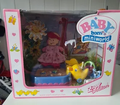 Zapf Creation Baby Born Mini World Sandpit Set BNIP • £25