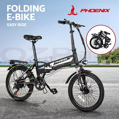 Phoenix Folding 20  Electric Bike Urban Bicycle EBike Removable Battery • $849.95