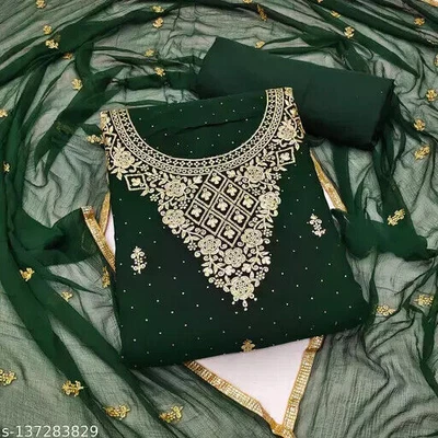 $40.17 • Buy Indian Trendy Beautiful Fancy Party Wear Suit& Dress Materials For Party Wear