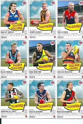 2024 Afl Teamcoach Scanlens Die-cut Card You Choose Your Card • $2