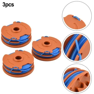 3X Spool & Line For Qualcast GT30 GGT600A1 & GGT4502 Strimmer Parts Replacement • £14.39