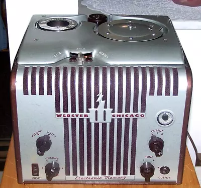 Webster Chicago Wire Recorder Model 81-1   Restored   See U-TUBE VIDEO • $295