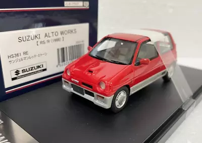 Po 1:43 HI STORY HS361RE SUZUKI ALTO WORKS RS/R 1988 RED Scale Model Car Resin • $94.99