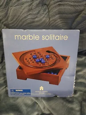 Marble Solitaire In HARDWOOD CASE By MICHAEL GRAVES~SUPER RARE~FACTORY SEALED!! • £144.58