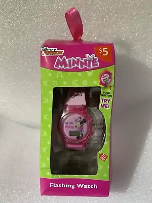 Vintage Disney Minnie Mouse Flashing Watch New • $8.99