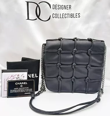 Chanel Cruise Mini Flap Quilted Lambskin Knot Shoulder Bag • $1914