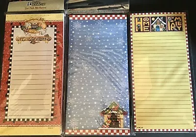 Mary Engelbreit Christmas Magnetic List Pads • $9.95