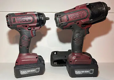 Matco Tools 1/2 & 3/8 Cordless Impact Wrenches With Two Batteries!  No Charger • $575