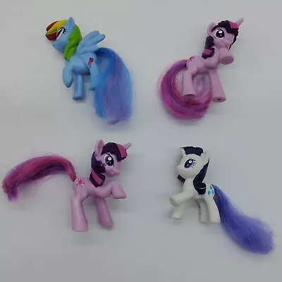 My Little Pony Lot Of 4 Plastic Figures McDonalds Happy Meal Toys 2011-2016 • $16.99